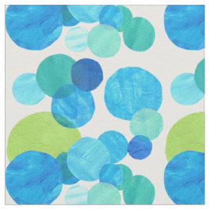 Tissu blanc bleu Abstrait