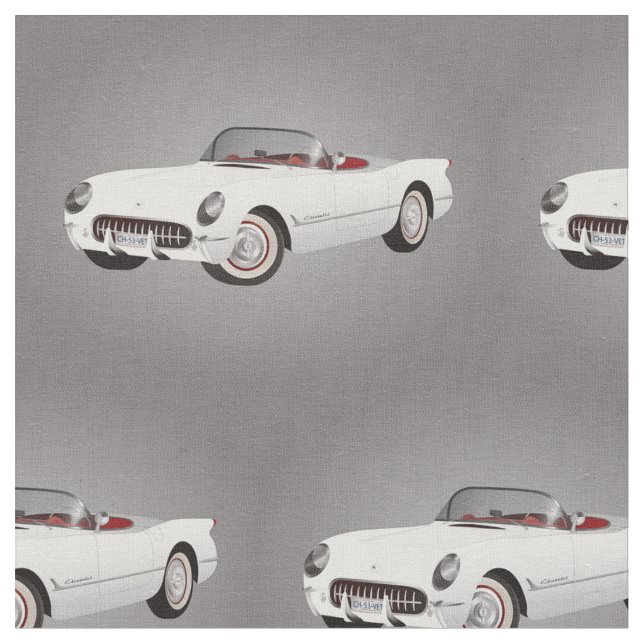 Tissu blanc de convertible de Rod d'auge (Fermer)