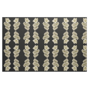Tissu Blanc Gladiola Abstrait Motif Fabric