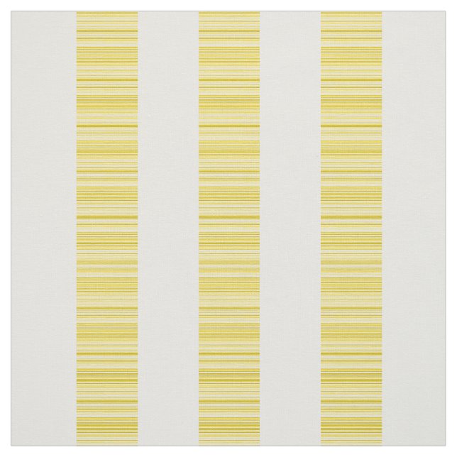 Tissu blanc jaune Vertical Moderne (Échantillon)