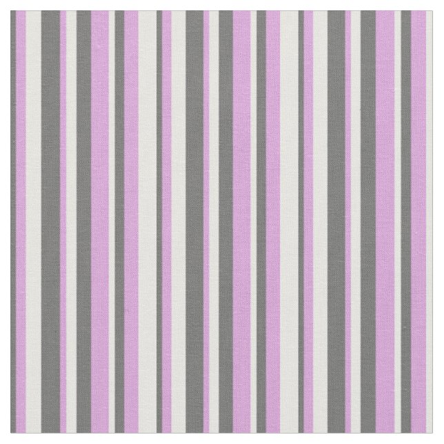 Tissu Blanc, Plum & Dim Gris Gris Gris Gris Gris/Lignes  (Fermer)