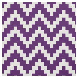 Tissu Blanc Zigzag Ikat et Arrière - plan personnalisé v
