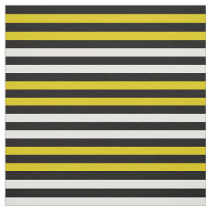Tissu Blanche neige, or jaune, maille noire minuit
