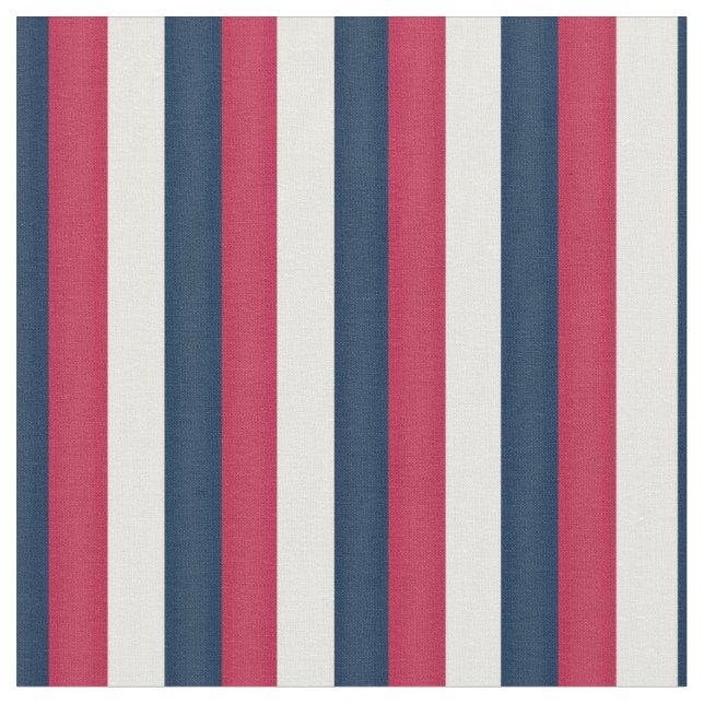 Tissu Blancs rouges et bleus (Fermer)