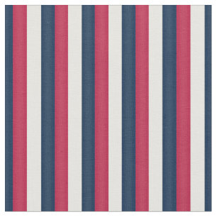Tissu Blancs rouges et Bleus (petite échelle)