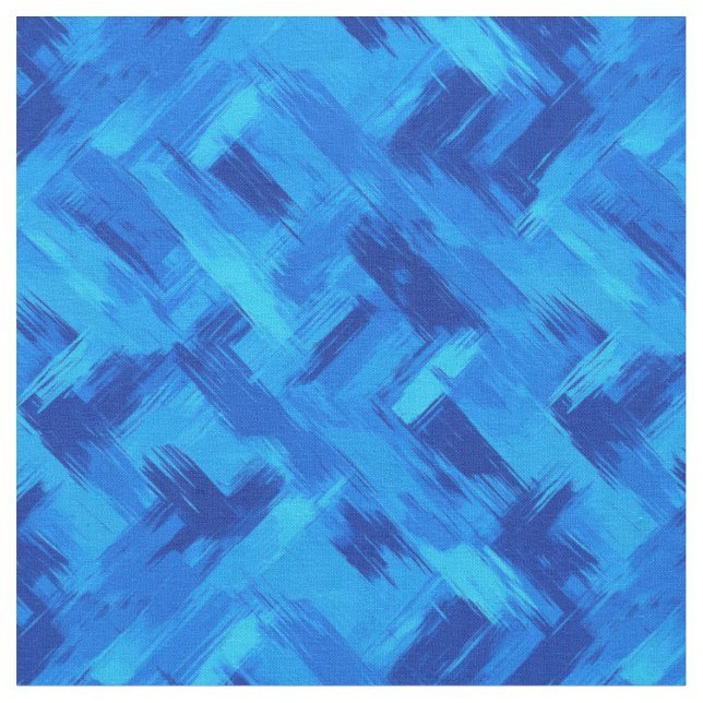 Tissu Bleu Abstrait (Fermer)