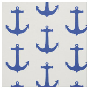 Tissu bleu Ancre + vos idées