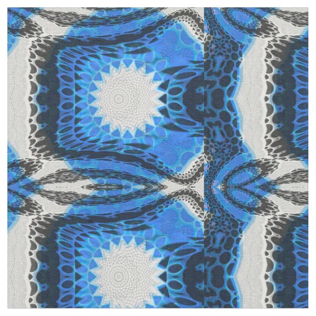 Tissu Bleu atomique (Fermer)
