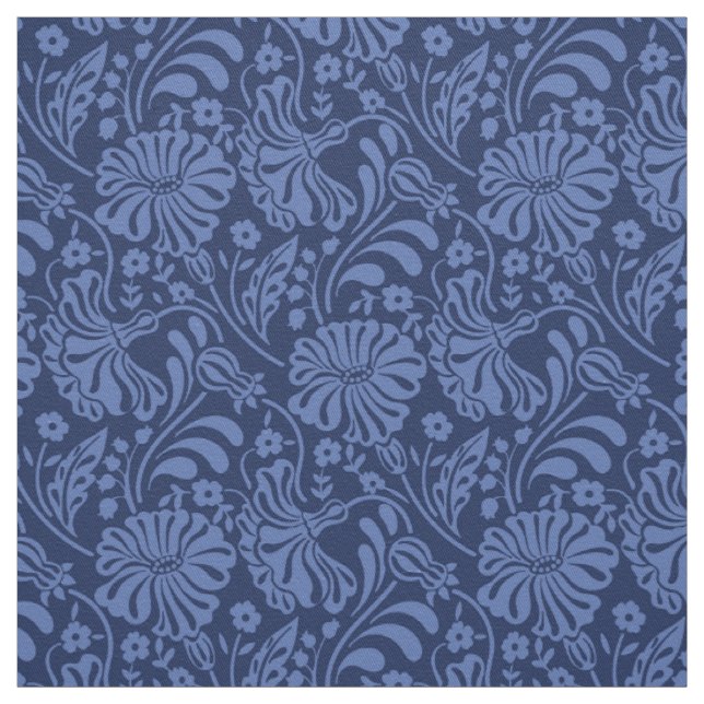 Tissu Bleu-bleu-bohème (Échantillon)