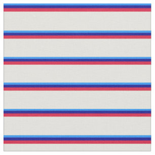Tissu Bleu, Bleu foncé, Crimson et Jaune clair