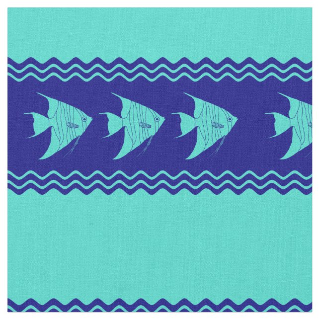 Tissu Bleu bleu turquoise de l'Ange (Fermer)