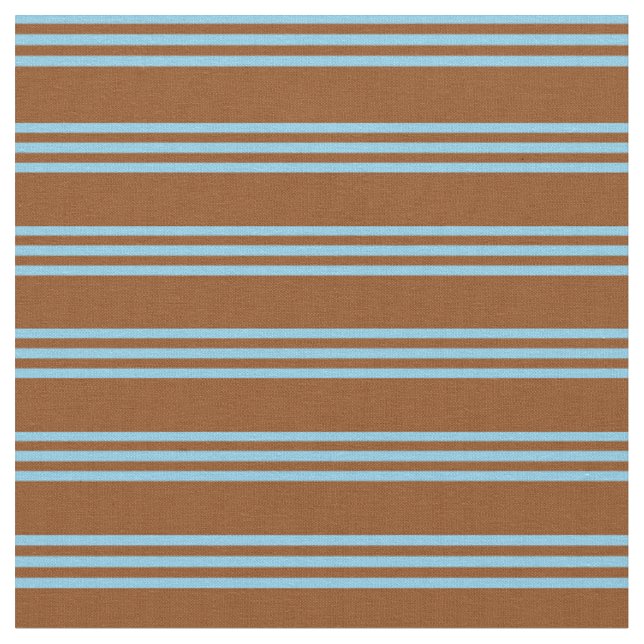 Tissu Bleu Brown et ciel (Fermer)