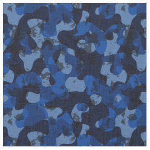 Tissu bleu clair, bleu foncé, bleu poussiéreux camouflag