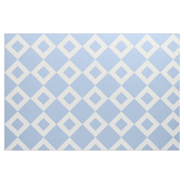 Tissu bleu-clair et blanc bien aéré de motif de (Fat Quarter)