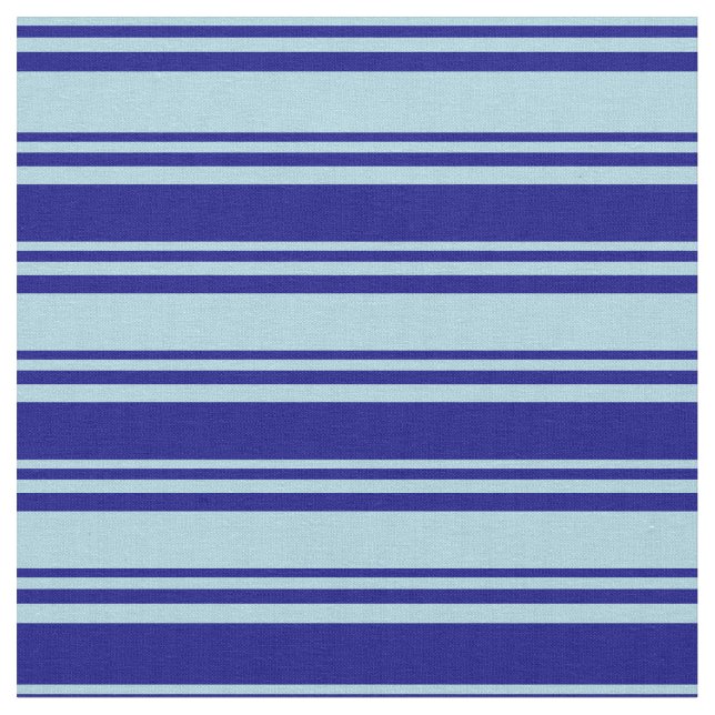 Tissu Bleu clair et Bleu Motif de rayures (Fermer)