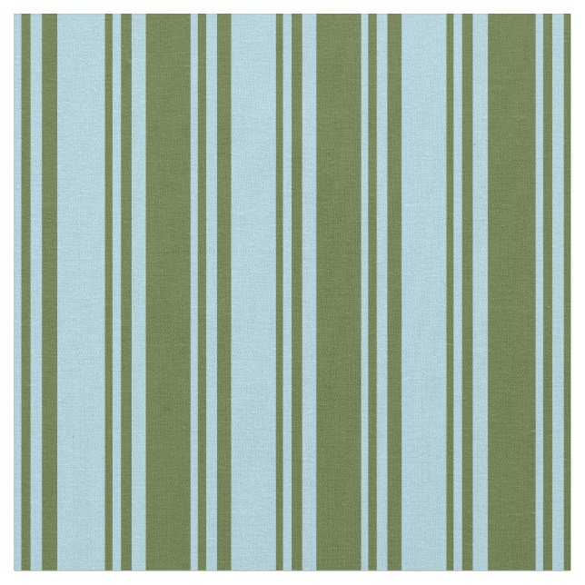 Tissu Bleu clair et vert foncé Olive Grandes couleurs (Fermer)