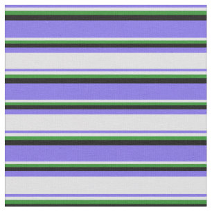 Tissu Bleu d'ardoise moyen, Lavande, Vert de la forêt et