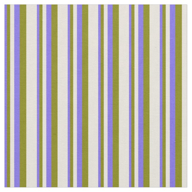 Tissu Bleu d'ardoise moyenne, vert et beige Motif (Fermer)