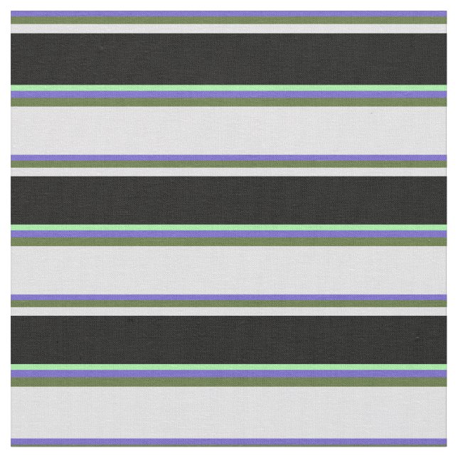 Tissu Bleu d'ardoise, Vert olive, Lavande, Noir & Vert (Fermer)