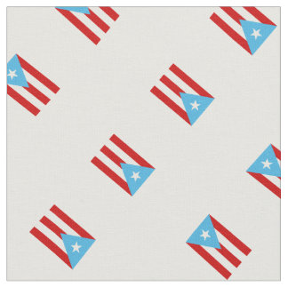 Tissu Bleu de ciel : Drapeau de Porto Rico
