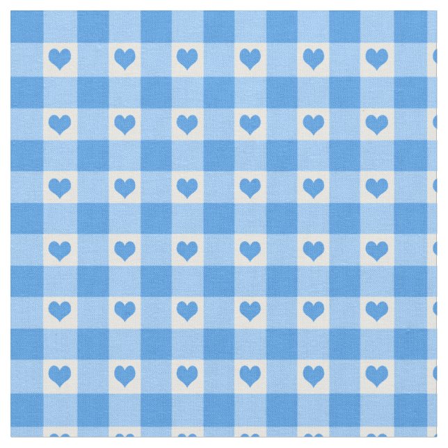 Tissu Bleu de contrôle de guingan et de motif | de (Fermer)