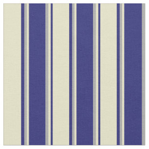 Tissu Bleu de minuit, Gorge d'or pâle et Gris foncé