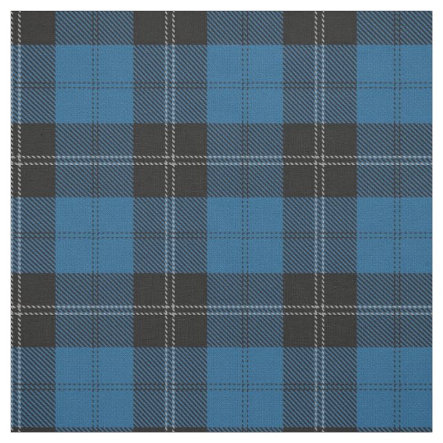 Tissu bleu de tartan de chasse de Ramsay Ramsey de (Échantillon)