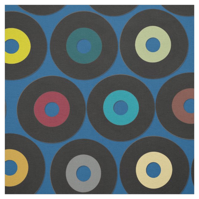 Tissu Bleu de VINYLE (Échantillon)