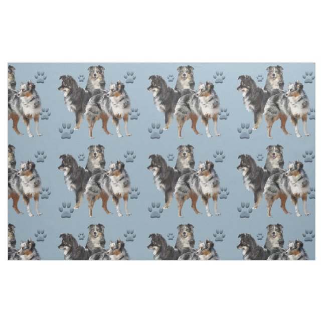 Tissu bleu des bergers australiens (Fat Quarter)