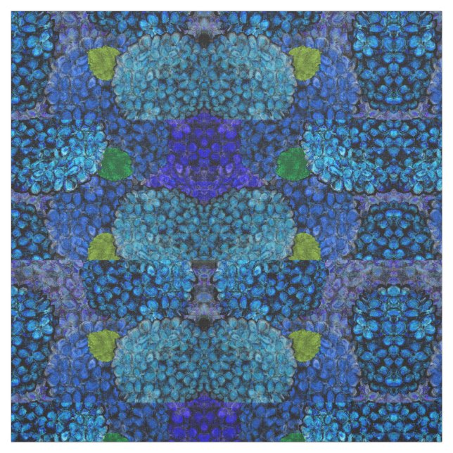 Tissu bleu d'hortensia (Échantillon)