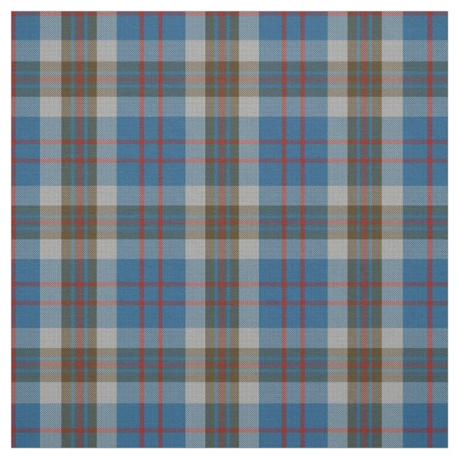 Tissu bleu écossais de plaid de tartan de Thompson (Échantillon)