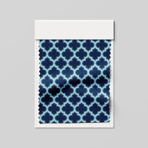 Tissu Bleu et Bébé Bleu Trellis, treillis, Quatrefoil