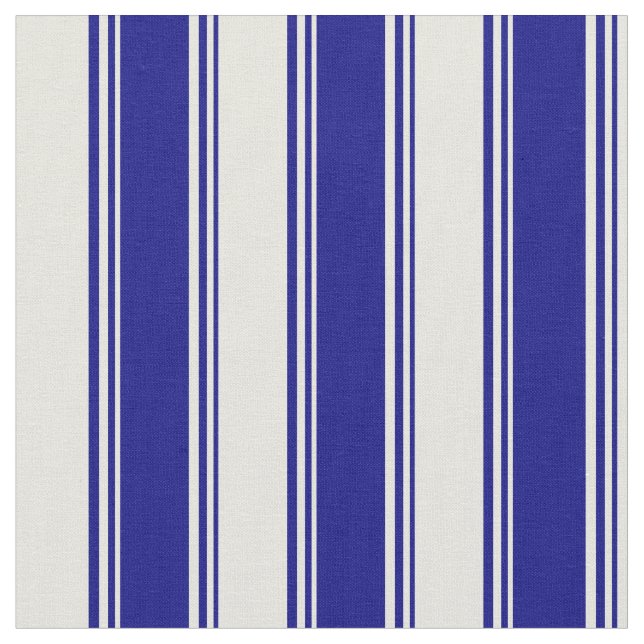 Tissu Bleu et beige (Fermer)