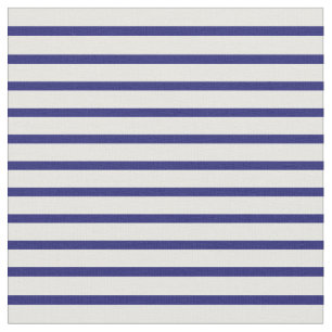 Tissu Bleu et blanc de minuit