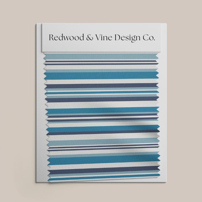 Tissu Bleu et blanc multibande (Créateur téléchargé)