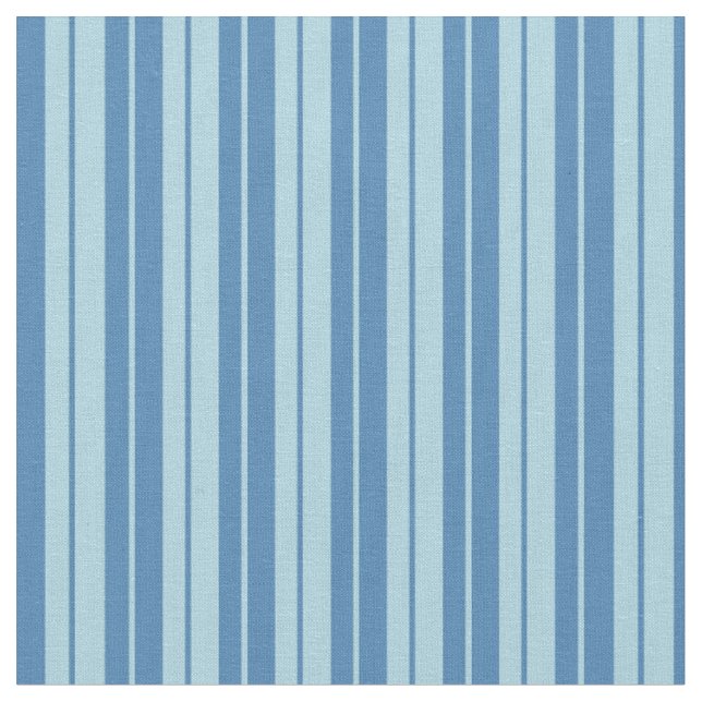 Tissu Bleu et Bleu clair Motif des rayures (Fermer)