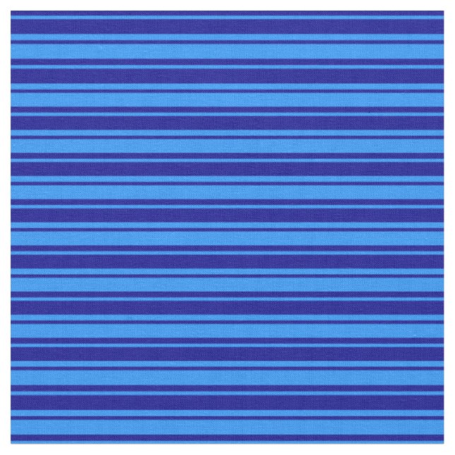 Tissu Bleu et Bleu foncé Motif de lignes (Fermer)