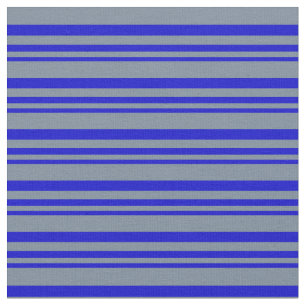 Tissu Bleu et gris ardoise clair rayures de couleur