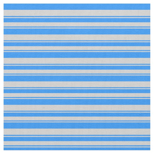 Tissu Bleu et gris clair Motif de rayures (Fermer)