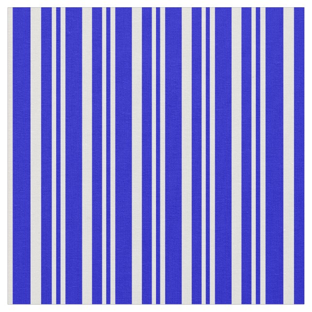 Tissu Bleu et Jaune clair Motif de rayures (Fermer)