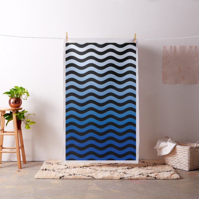 Tissu Bleu et noir (In Situ)