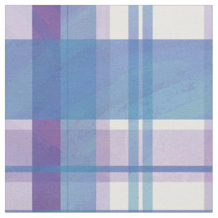 Tissu Bleu et pourpre de plaid de Madras