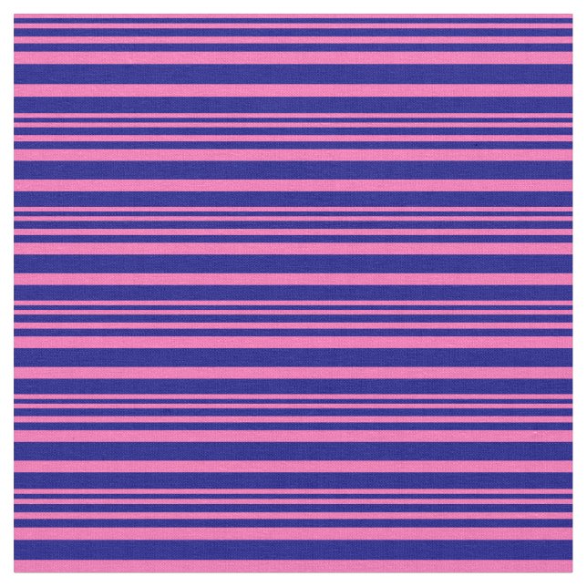 Tissu Bleu et rose chaud (Fermer)