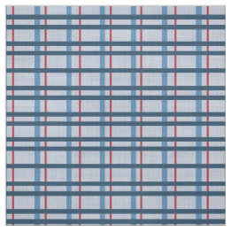 Tissu bleu et rouge plaid