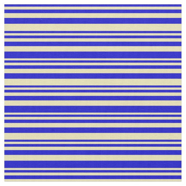 Tissu Bleu et Tan Couleur Motif (Fermer)