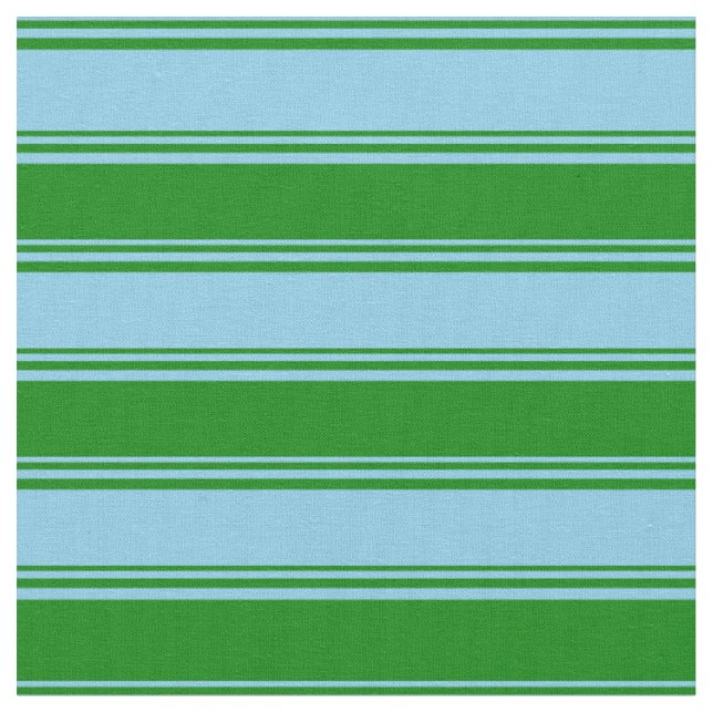 Tissu Bleu et vert ciel (Fermer)