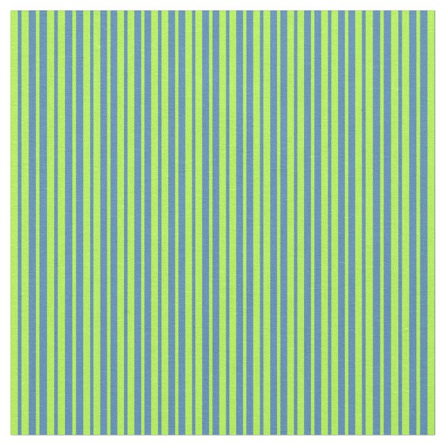 Tissu Bleu et vert clair Motif de bandes (Fermer)