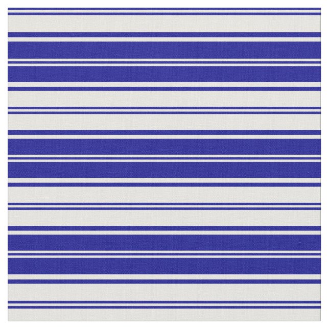 Tissu Bleu foncé et blanc Motif (Fermer)