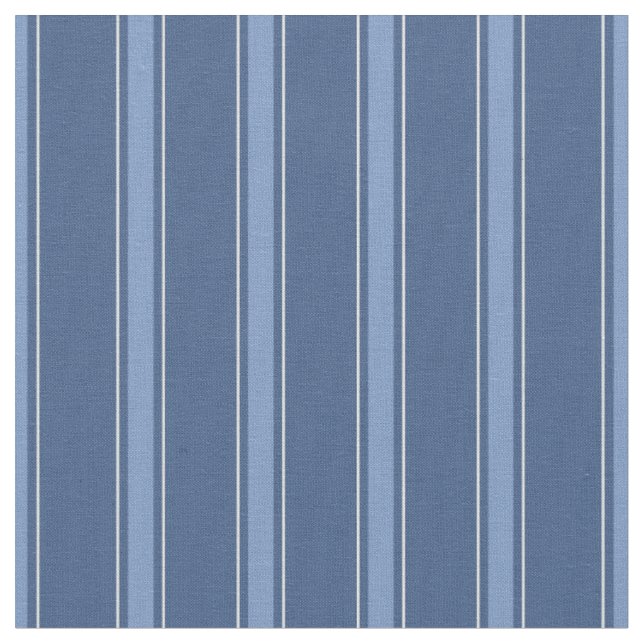 Tissu Bleu foncé & Rayures bleues (Fermer)