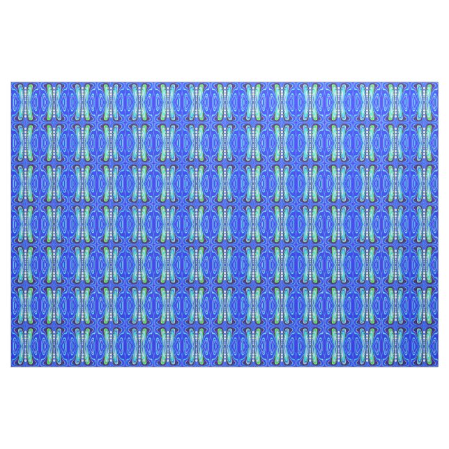 Tissu Bleu frais (Yard)